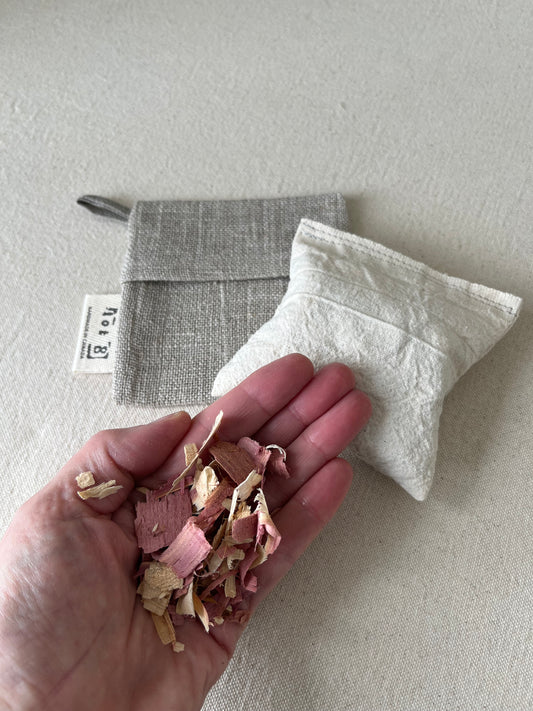 NEW! Wooden It Be Nice | Cedar Sachet, Set of 2 | Wool Knit Care