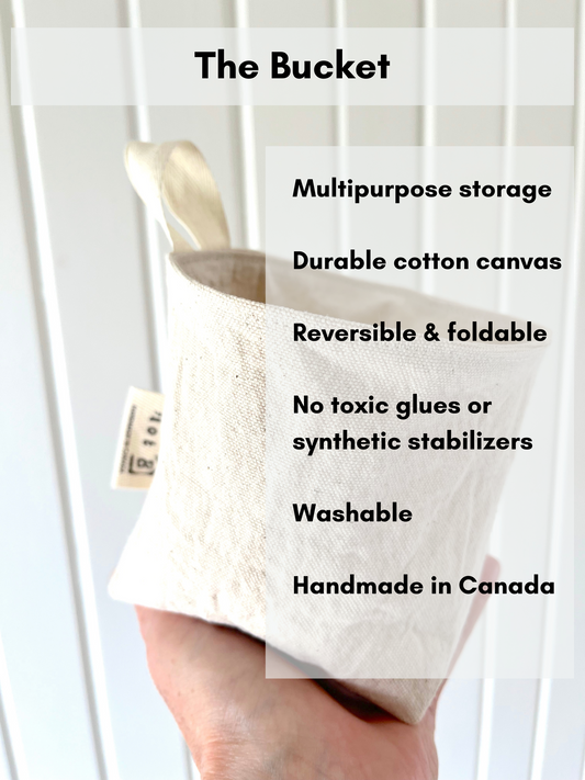 The Bucket | All-Purpose Canvas Organizer