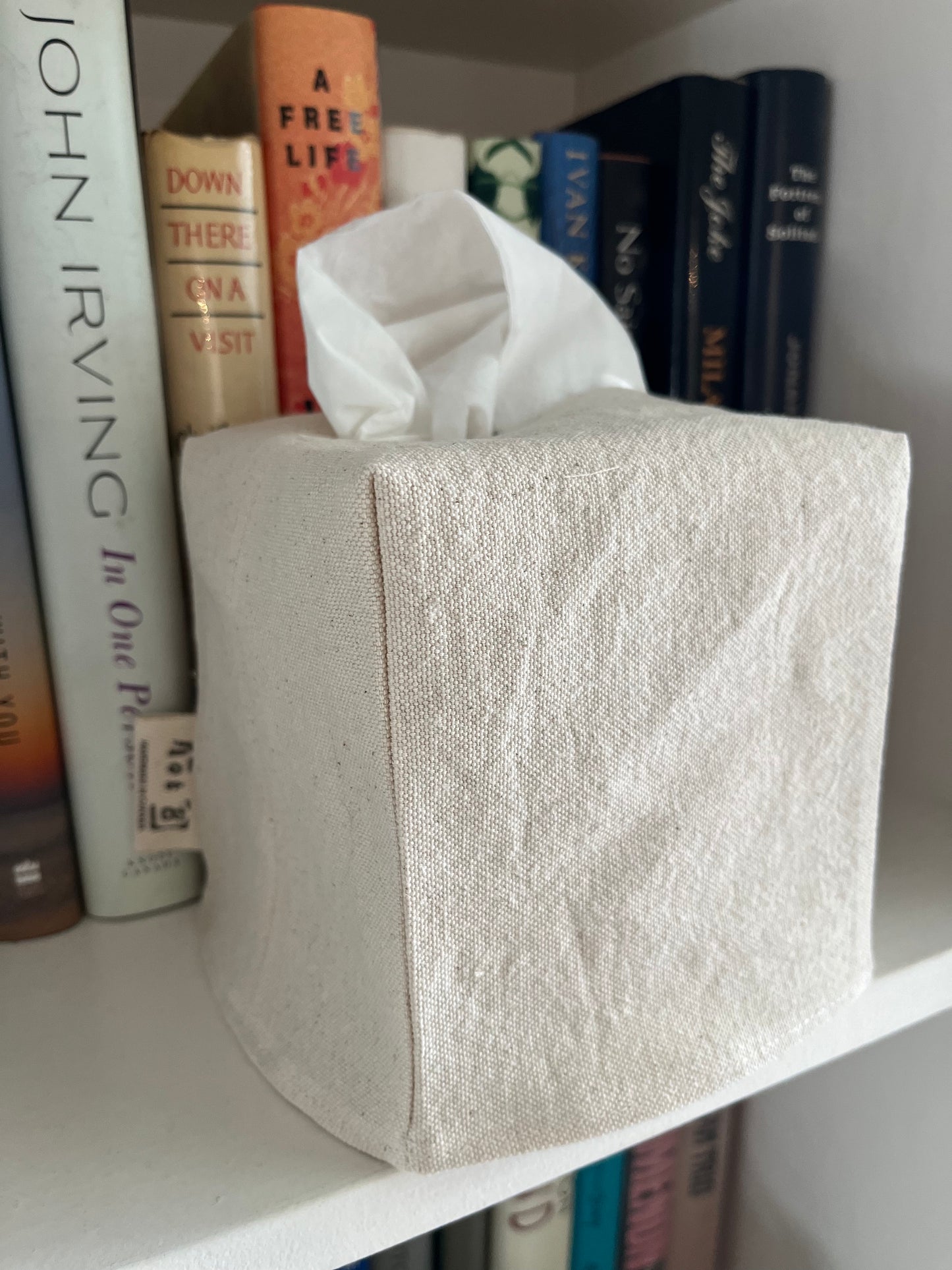 Canvas Tissue Box Cover | Disguise Your Tissue