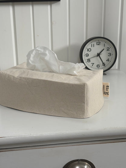 Reversible Fabric Tissue Box Cover