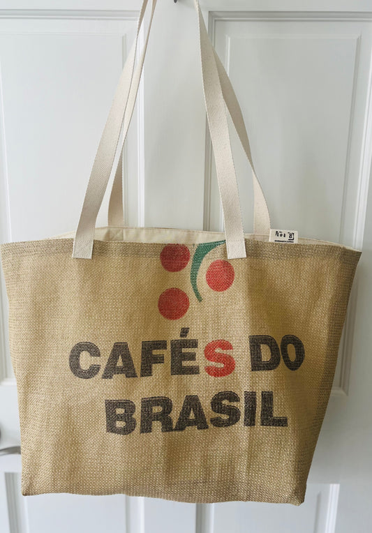 The Farmer's Market Tote | Upcycled Coffee Sack Tote