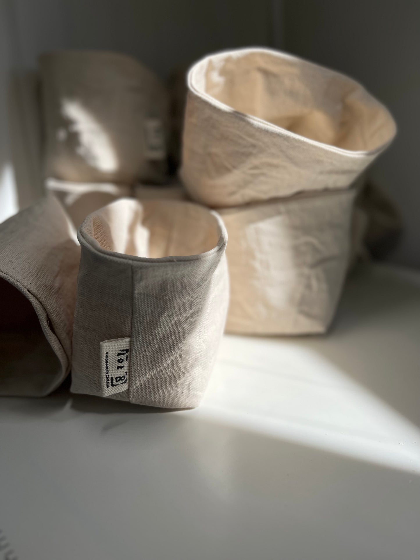 For the Type A | Set of 3 All-Purpose Canvas Organizers | Handmade in Stratford ON