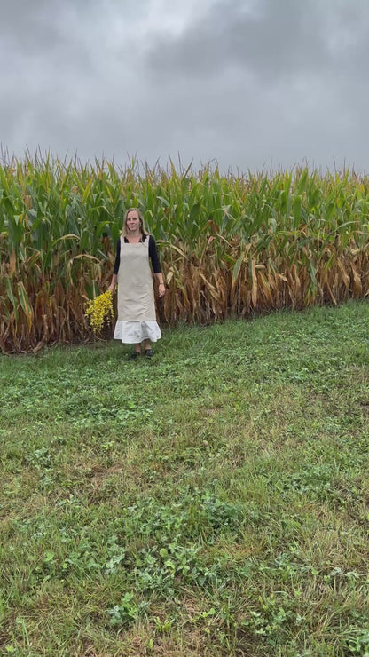 I've Got Your Back Apron | OEKO-Tex Linen Crossback Apron