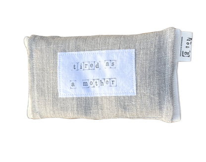 Handmade Eye Pillow with Removable Linen Sleeve