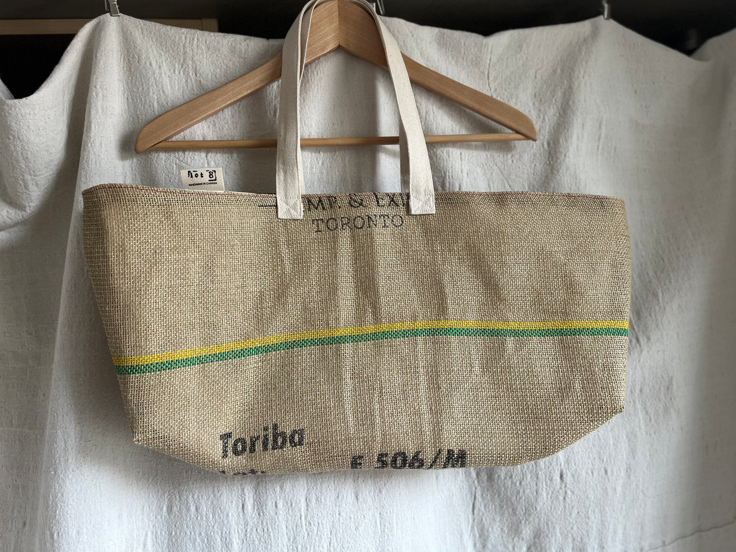 The Brunch Tote | Upcycled Coffee Sack Tote