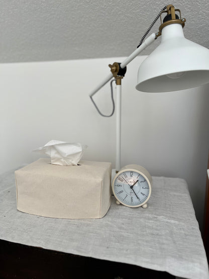 Canvas Tissue Box Cover | Disguise Your Tissue