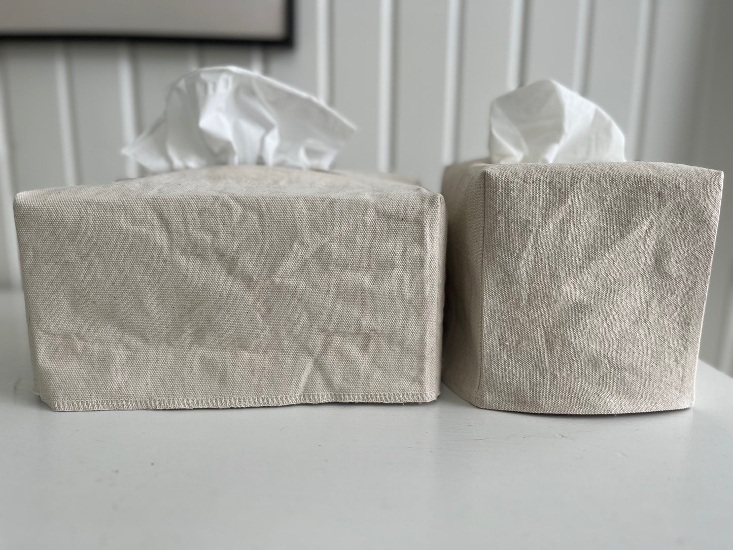 Canvas Tissue Box Cover | Disguise Your Tissue