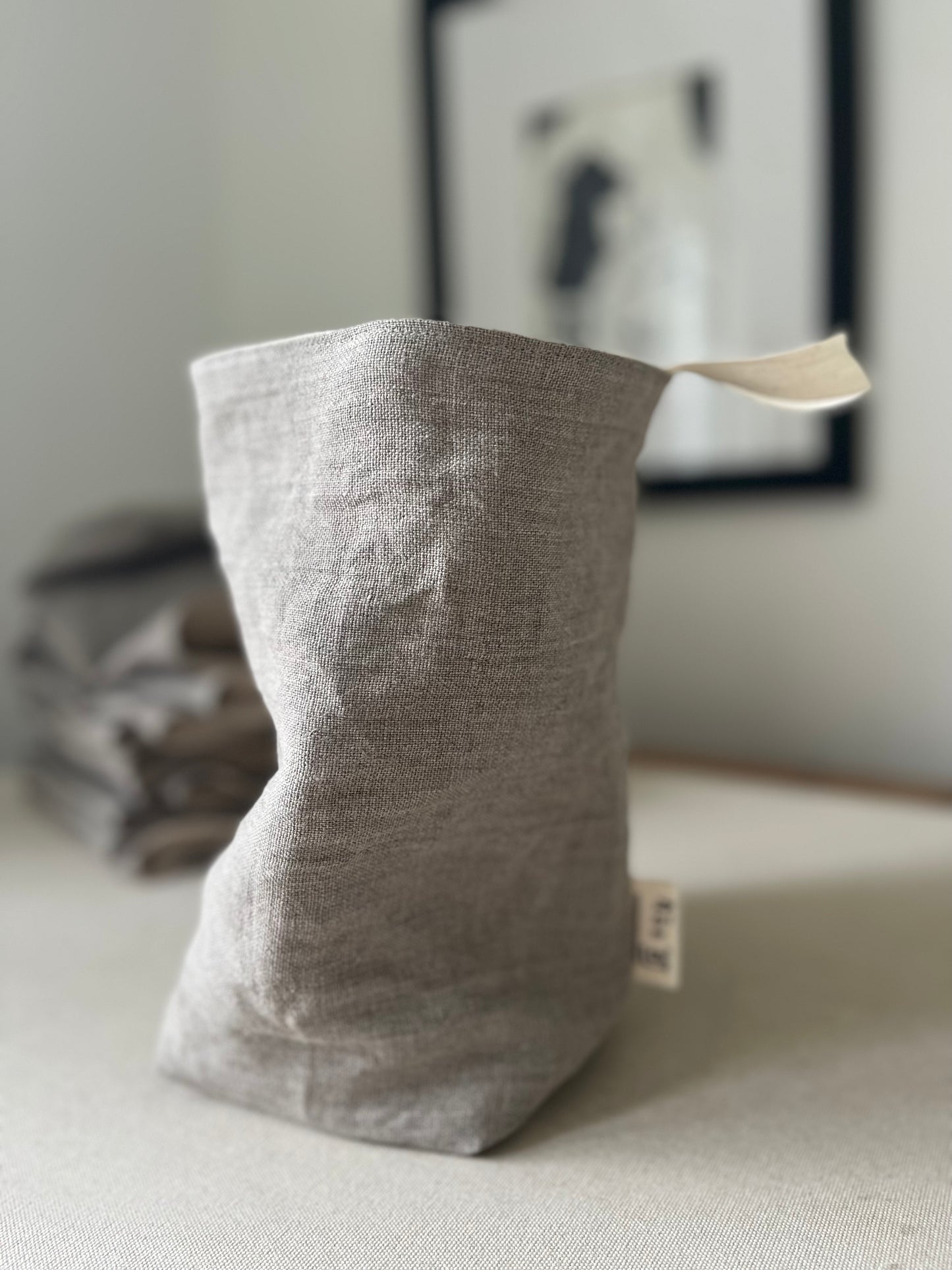 The Linen + Canvas All-Purpose Sack | Reversible Linen Organization Sack
