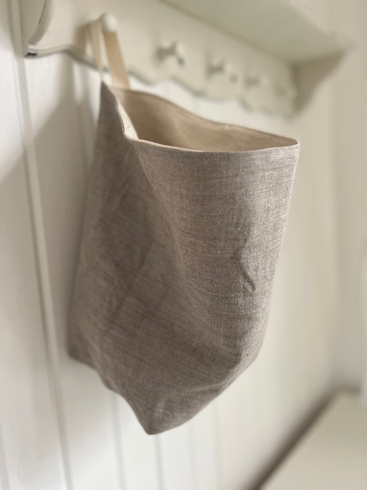 The Linen + Canvas All-Purpose Sack | Reversible Linen Organization Sack