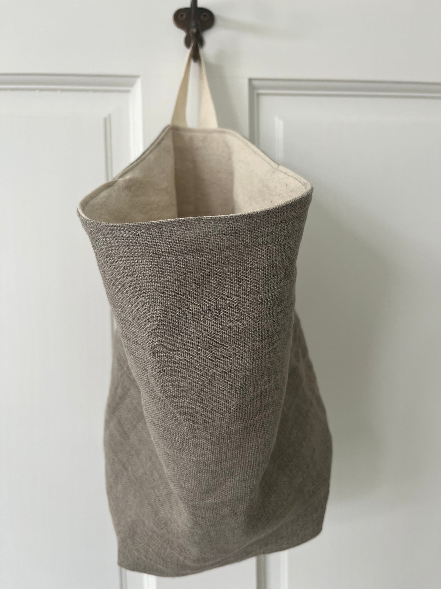 The Linen + Canvas All-Purpose Sack | Reversible Linen Organization Sack