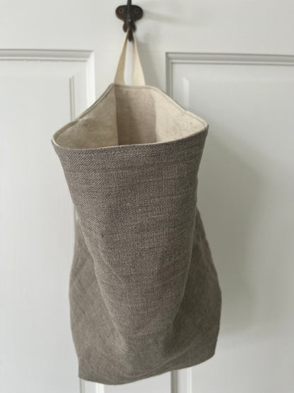The Linen + Canvas All-Purpose Sack | Reversible Linen Organization Sack