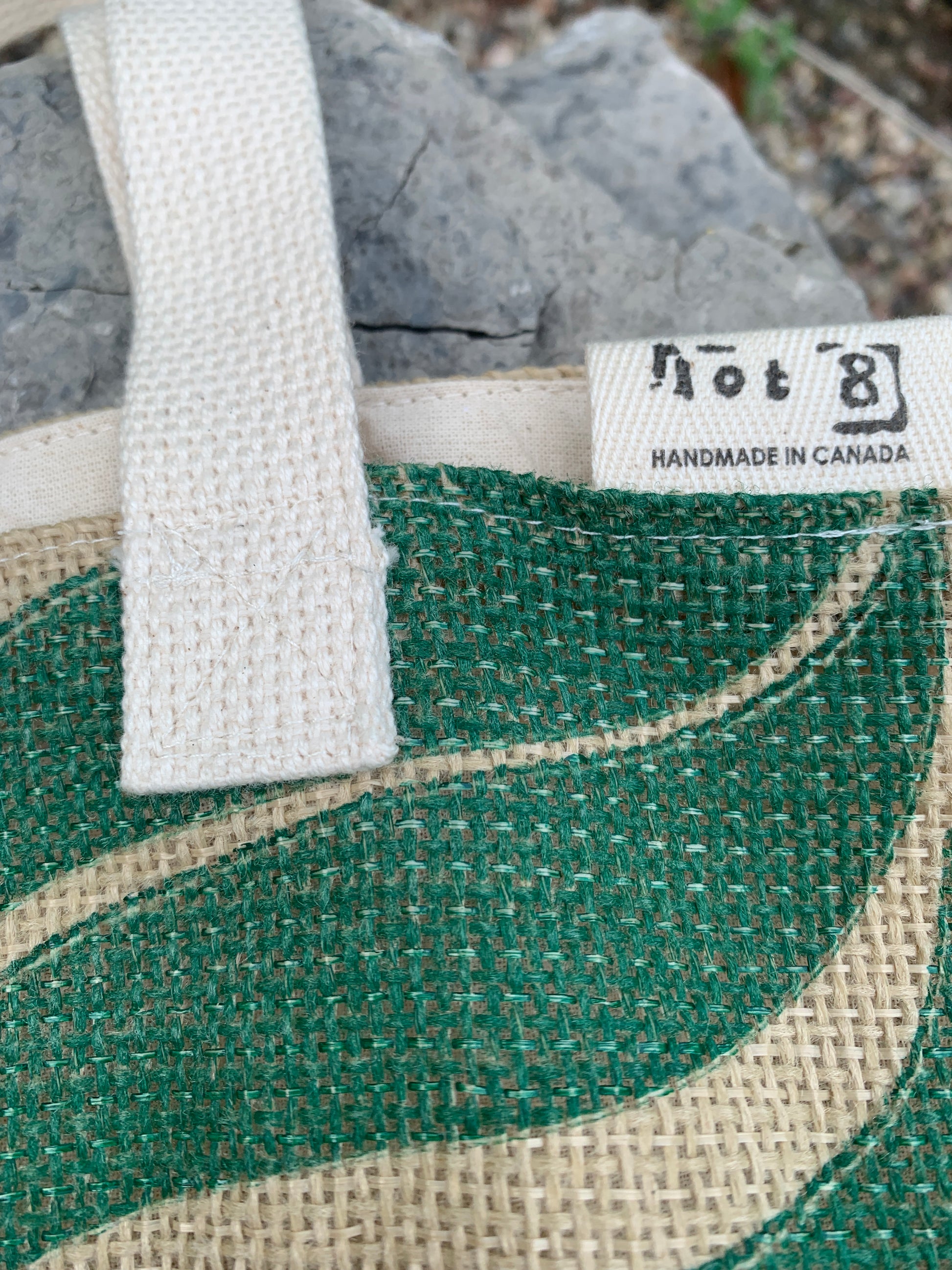 The Farmer's Market Tote Upcycled Coffee Sack Tote Handmade in