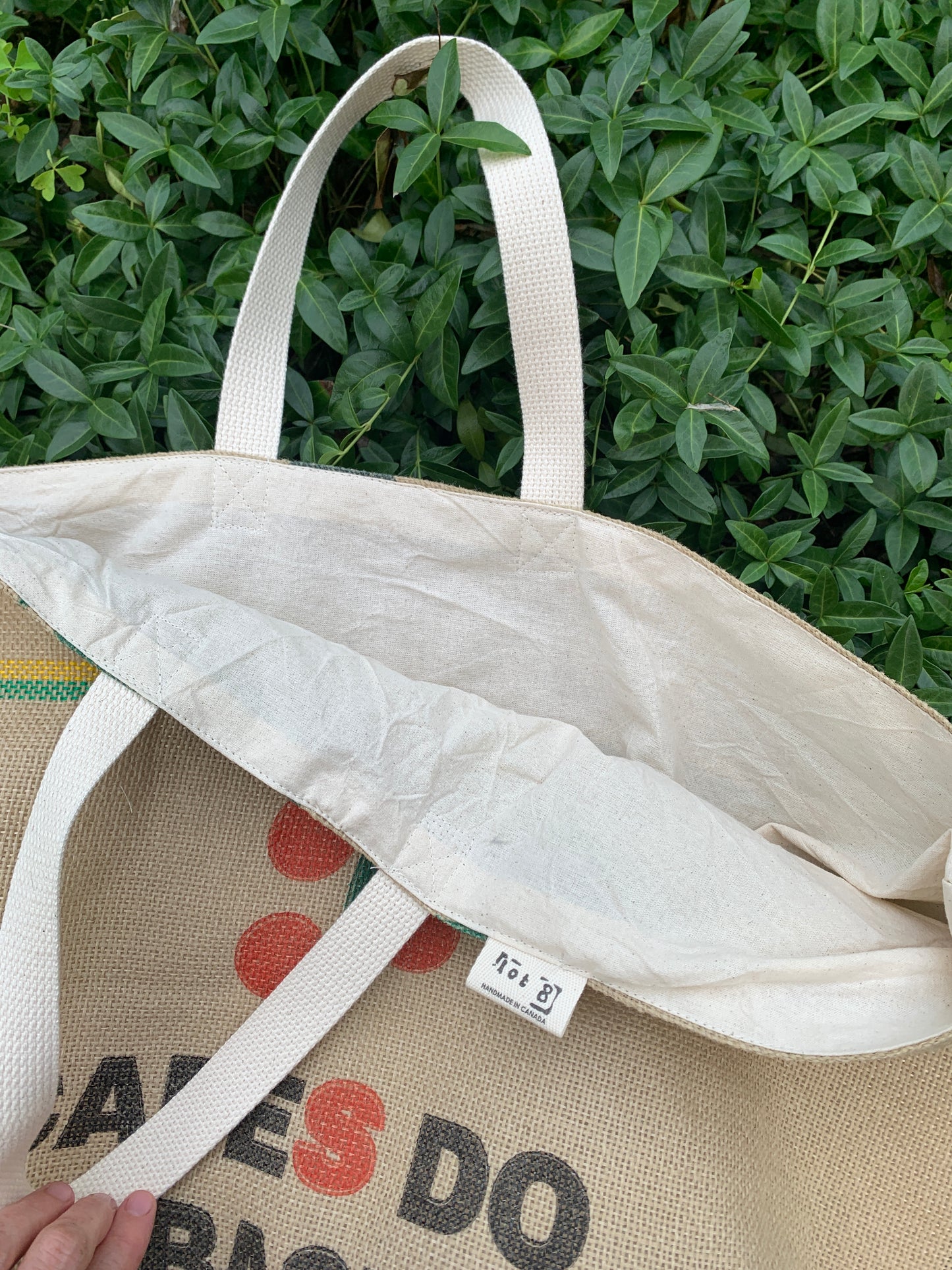 The Farmer's Market Tote | Upcycled Coffee Sack Tote